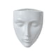 thumbnail image 2 of Maceta colgante con forma de cara para flores, maceta, jarrón, decoración, soporte para plantas, montaje en pared Blanco, 2 of 9