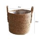 thumbnail image 1 of Straw flower pot extra large extra large potted green plant flower basket plant basket woven floor indoor bonsai, 1 of 5