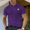 thumbnail image 6 of Shield Shape And Lion Combination Men's Cotton Polo, 6 of 14