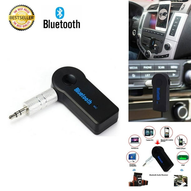 Recepteur Bluetooth Voiture, Adaptateur Bluetooth 5.3 Jack, Récepteur  Bluetooth Appels Mains Libres, Double Connexion