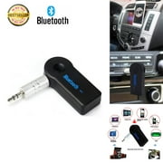 Wireless Bluetooth Audio Receiver Adapter with Mic Hand-free Phone For Car Music Aux 3.5mm Jack / Adaptateur de récepteur Audio Bluetooth sans fil avec micro téléphone mains libres pour
