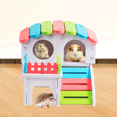 thumbnail image 2 of Shulemin Hamster House Breathable Double Layers Living Hut Small Pets Hamster Hideout Hut Pet Toy, 2 of 7