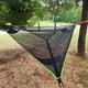 thumbnail image 4 of Hamaca triangular plegable portátil para varias personas, de malla, para acampar al aire libre, color negro, 280 x 280 x 280 cm, 4 of 5