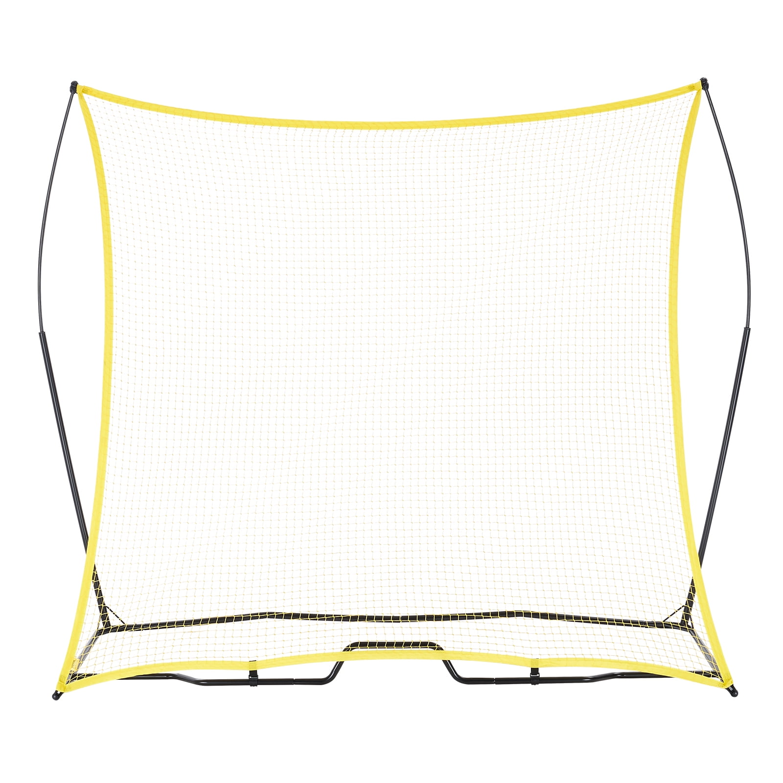 VEVOR Soccer Rebounder, Portable Soccer Trainer, 7x7FT Iron & Polyester Soccer Practice Equipment, Sports Football Rebounder Wall with Portable Bag, Perfect for Team Solo Training, Passing, Volley