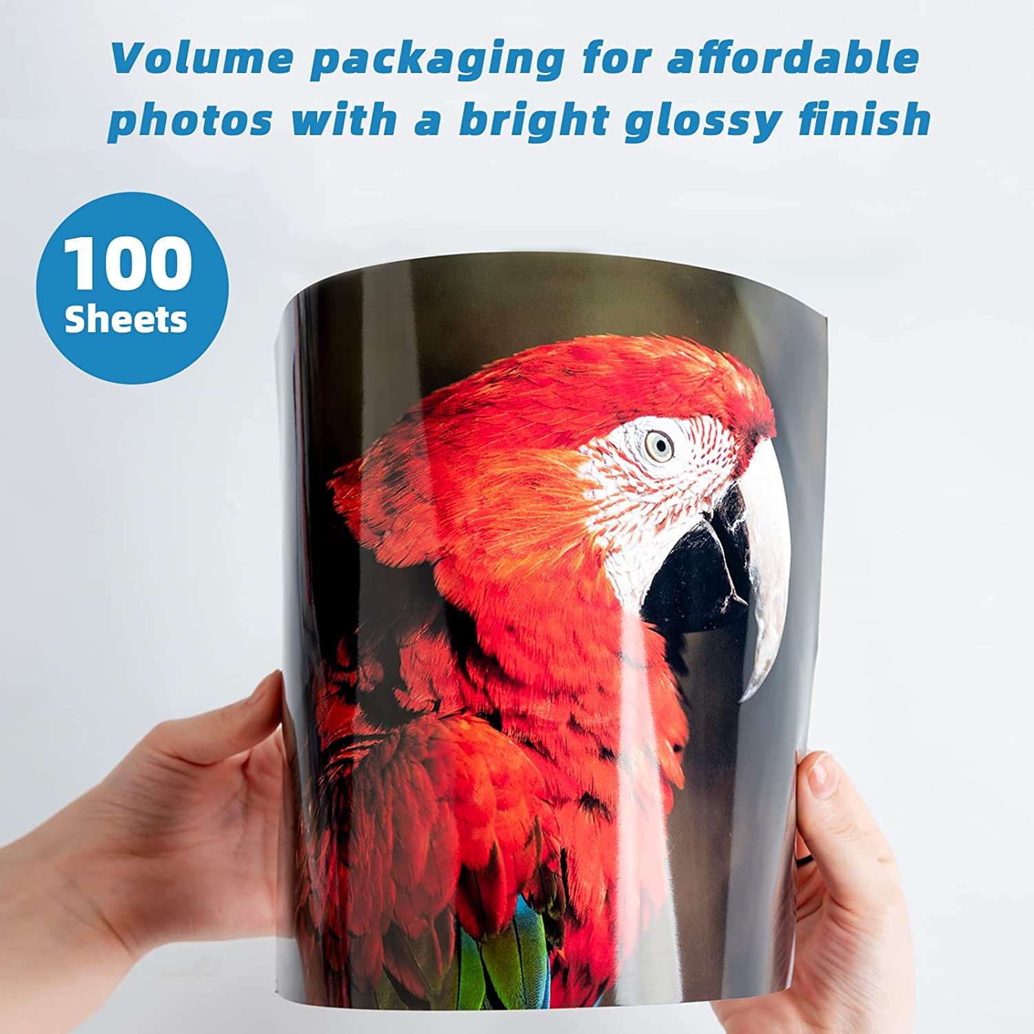 Uinkit 37lb Thin Flyer Paper Glossy 8.5x11 Inkjet 100 Sheets