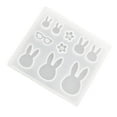 thumbnail image 1 of Rongfmy 9 Designs DIY jewelry tool Silicone mould Rabbit flowers pendant earring making, 1 of 9