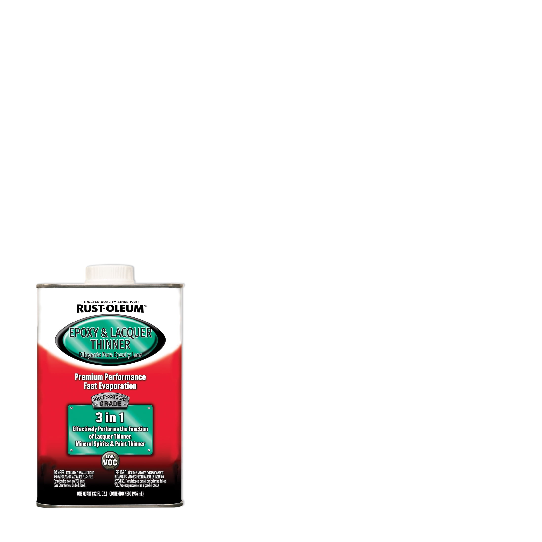4 Pack, Rust-Oleum Automotive Professional Grade Multi-Purpose Solvent-261194, Quart