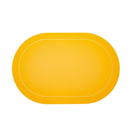 

Placemat Tableware Placemats Table Heat Placemats Non Slip Decorative Plate Placemats Are Suitable for Indoor and Outdoor Kitchen Tables for Home & Garden Yellow One Size