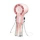 thumbnail image 4 of Ventilador de mano nebulizador Ventilador personal Multifunción Elegante USB Ajuste de 4 velocidades rosa, 4 of 9