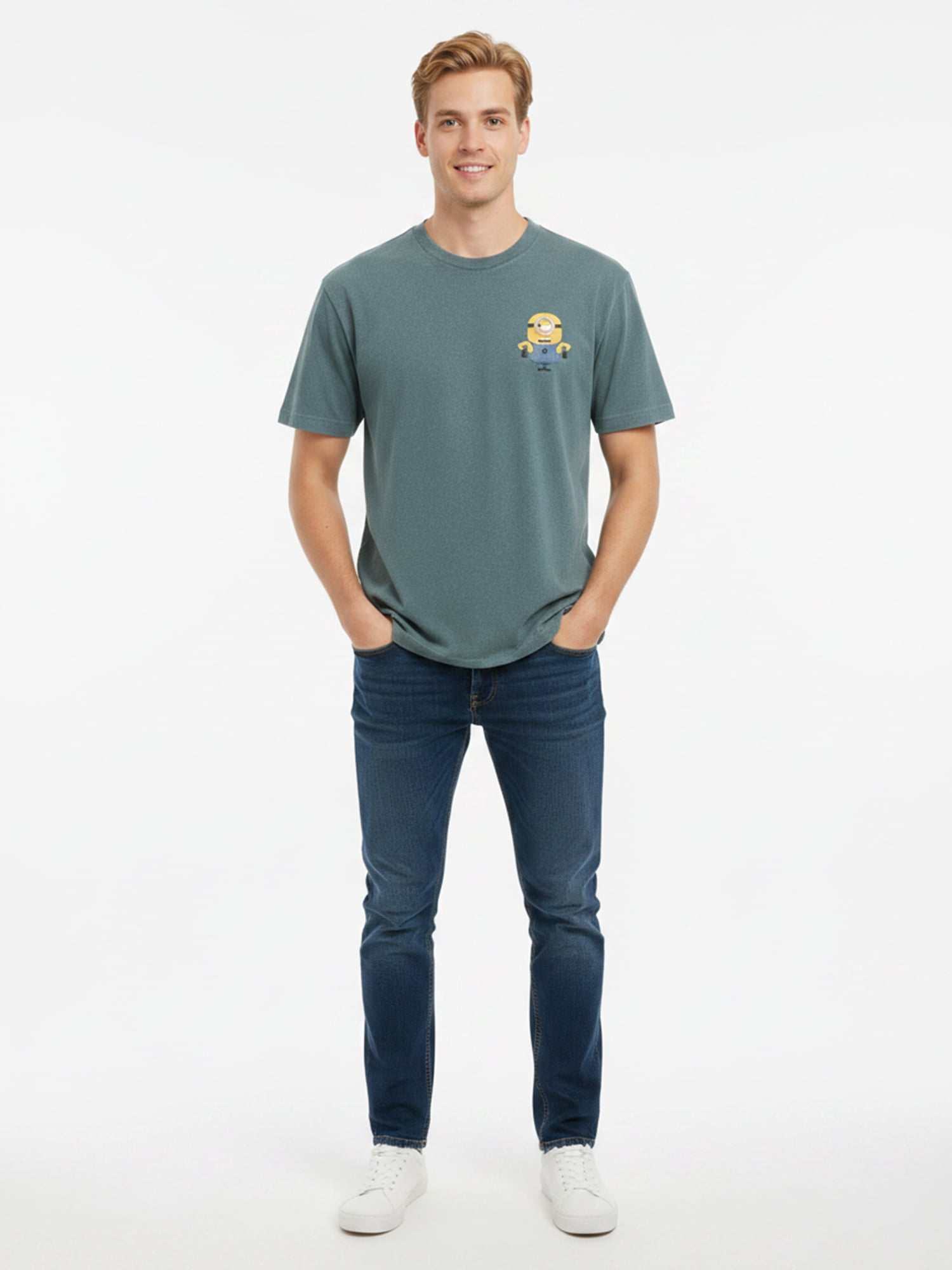 Despicable Me Minions Men's & Big Men's Front & Back Graphic T-Shirt, Just Don't, Sizes S–3XL