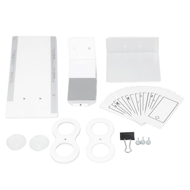 Single Oblique Stereoscope Cheiroscopes Hand Drawing Adjust Base Amblyopia Trainer Tester Tool White