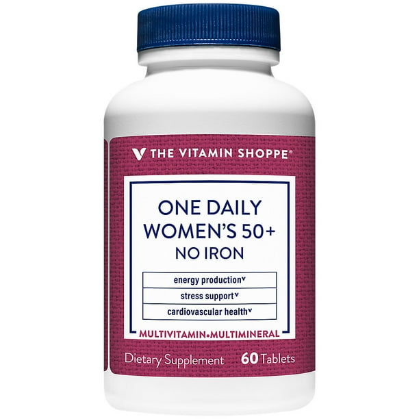 The Vitamin Shoppe One Daily Women's 50+ Multivitamin with No Iron