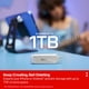thumbnail image 5 of Unidad de teléfono Sandisk USB tipo C de 1 TB para teléfonos inteligentes, color blanco, 5 of 9
