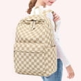 thumbnail image 4 of 3pcs Backpack with Insulated Lunch Box, Lightweight Corduroy Schoolbag Set, Pencil Pouch, 4 of 6