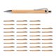thumbnail image 2 of 35 Pcs Office and School Supplies Sustainable Pen Bamboo Retractable Ballpoint Pen Writing Tool(Blac, 2 of 5