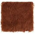 thumbnail image 2 of Brown Faux Fur Fabric 15.75x15.75 Inch Soft Plush Shaggy Squares Pre-Cut Craft Fur Fabric, 2 of 7