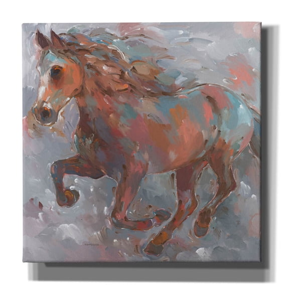 Epic Graffiti 'Bay Runner' by Hooshang Khorasani, Canvas Wall Art, 26"x26"