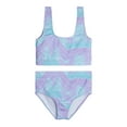 thumbnail image 2 of Real Essentials 3 Pack: Girl's 2-Piece Beach Sport Bikini Swimsuit - Swimwear for Girls UPF 50+, 2 of 5