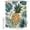Green, variant on Yellow Pineapple Shower Curtain Set with Hooks, Green Monstera Leaves Tropical Botanical Summer Water Repellent Shower Curtains for Bathroom Decor Sturdy Shower Curtain, Machine Washable 36x72 Inch