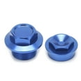 thumbnail image 1 of Piezas De Motocicleta, 2 Tuercas De Eje De Rueda Delantera De Aluminio Mecanizado CNC Para Decoración LYUMO Azul, 1 of 8