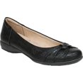 thumbnail image 1 of Women's SOUL Naturalizer Gift Ballet Flat Black Croco Smooth Synthetic Leather 6 W, 1 of 6