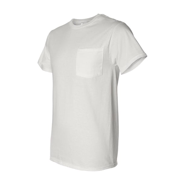 Fruit of the Loom Adult HD Cotton™ Pocket TShirt WHITE 2XL