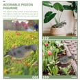 thumbnail image 3 of Miangastore 2Pcs Artificial Pigeon Decoy Plastic Pigeon Decor with Clip Design Fake Bird Model Hunting Decoy, 3 of 9