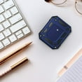 thumbnail image 5 of Nagebee Case for AirPods 1 &2 / 1st & 2nd Generation, Protective Heavy Duty Armor Hard PC and Soft TPU Defender Earbuds Case Cover Skin with Carabiner Keychain Clip (Blue), 5 of 7