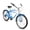 Matte Blue, variant on Tracer Nopa Beach Crusier Bike, 26" Wheel, 7-speed, V-brake, for Men, Mate Grey