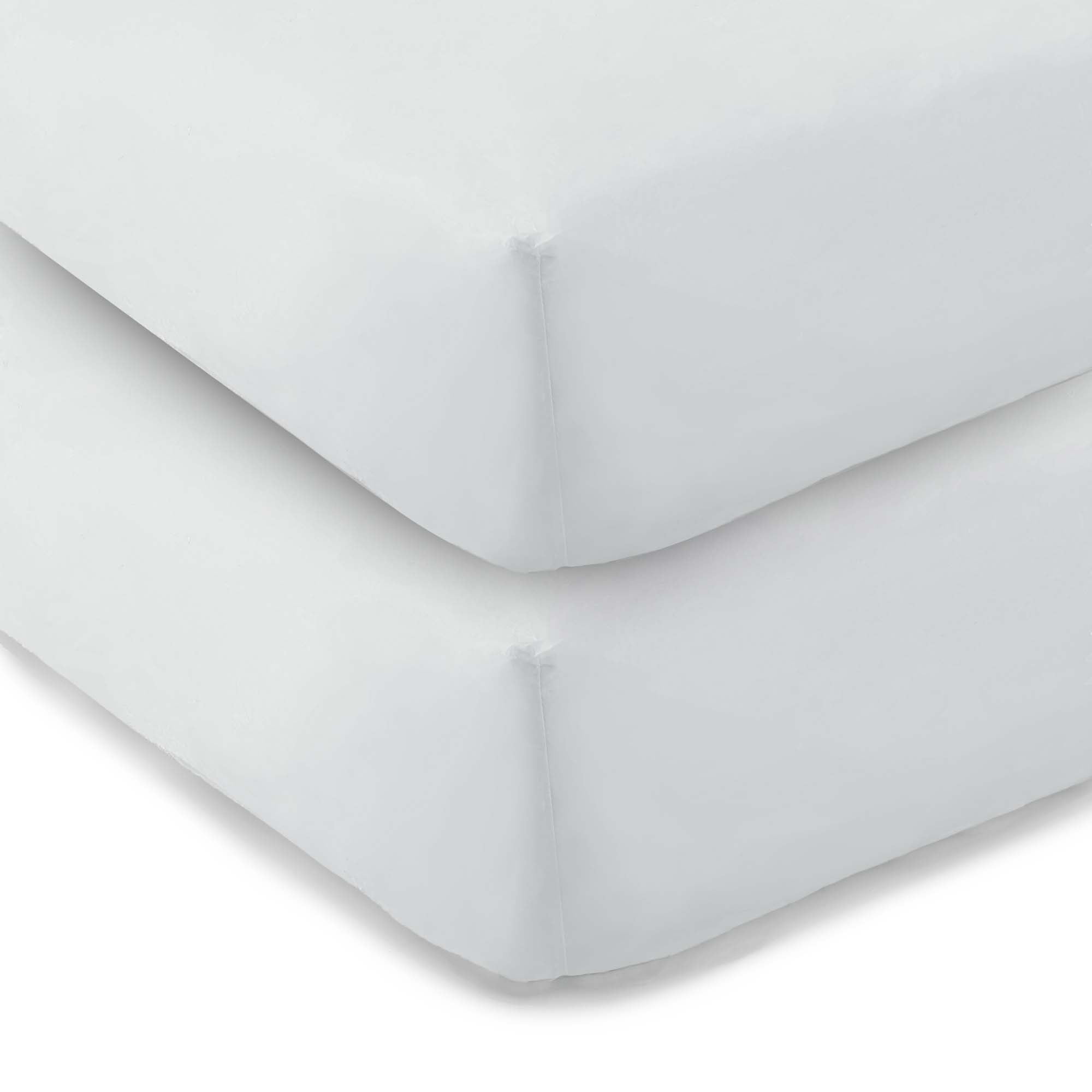 Levtex Home - Sateen Fitted Crib Sheet - Set of 2 - (28x52+9in ...