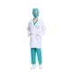 thumbnail image 2 of Ropa de enfermera de bata blanca para niños Ropa quirúrgica para médicos pequeños Ropa de protesta para prevención de epidemias para niños Ropa de actuación de danza retrógrada, 2 of 2
