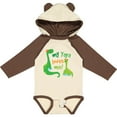 thumbnail image 3 of Inktastic My Yaya Loves Me Grandson Dinosaur Boys Long Sleeve Baby Bodysuit, 3 of 5