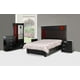 thumbnail image 3 of Recamara King Size Kessa Muebles  Napoles Chocolate, 3 of 3
