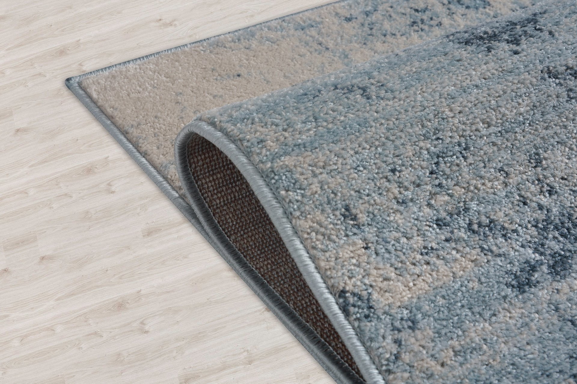 Unique Blue Ivory Rustic Area Rug 2x5 3x10 4x5 6x8 7x10 8x11 9x12 Feet