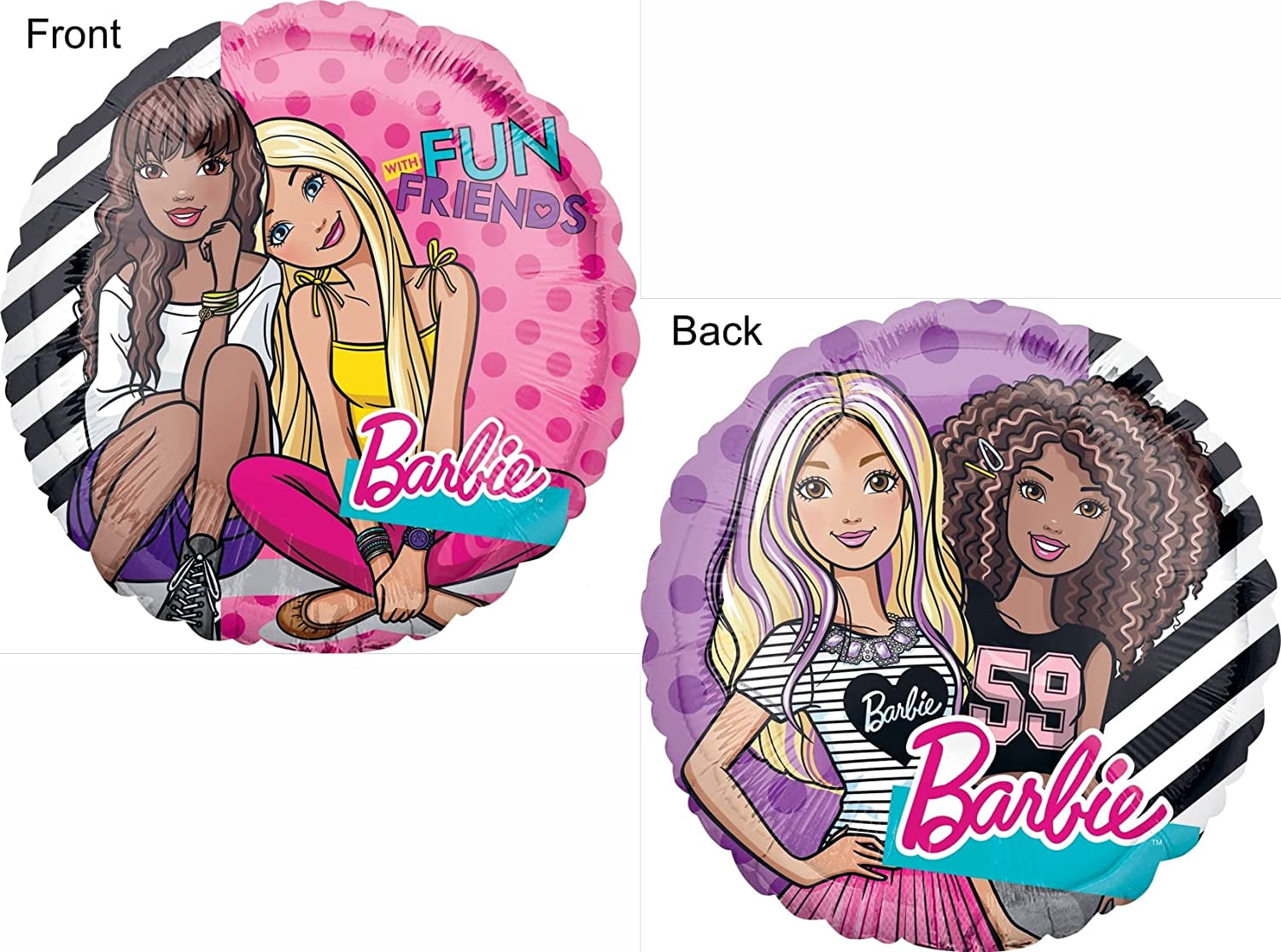 Barbie Doll Party Supplies and Birthday Balloon Bouquet Decorations