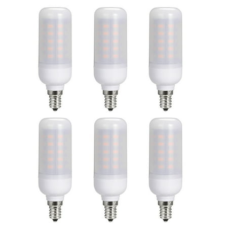 - E12 LED Bulbs, 7W LED Candelabra Light Bulbs 70 Watt Equivalent Warm White