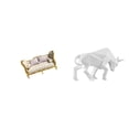 thumbnail image 1 of Miniatura De Sofá De Madera Con Estatua De Toro, Adorno Artesanal, Simulación De Mueble, Juguete, Escultura De Resina, Figura Abstracta Para Casa De Muñecas, Bricolaje, Entrada, Mesa,, 1 of 8