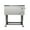 Sliver, variant on UPPYL 80 Quart Rolling Ice Chest, Portable Patio Party Bar Drink Cooler Cart, with Shelf, Beverage Pool with Bottle Opener,High-quality materials, strong and reliable,Sliver