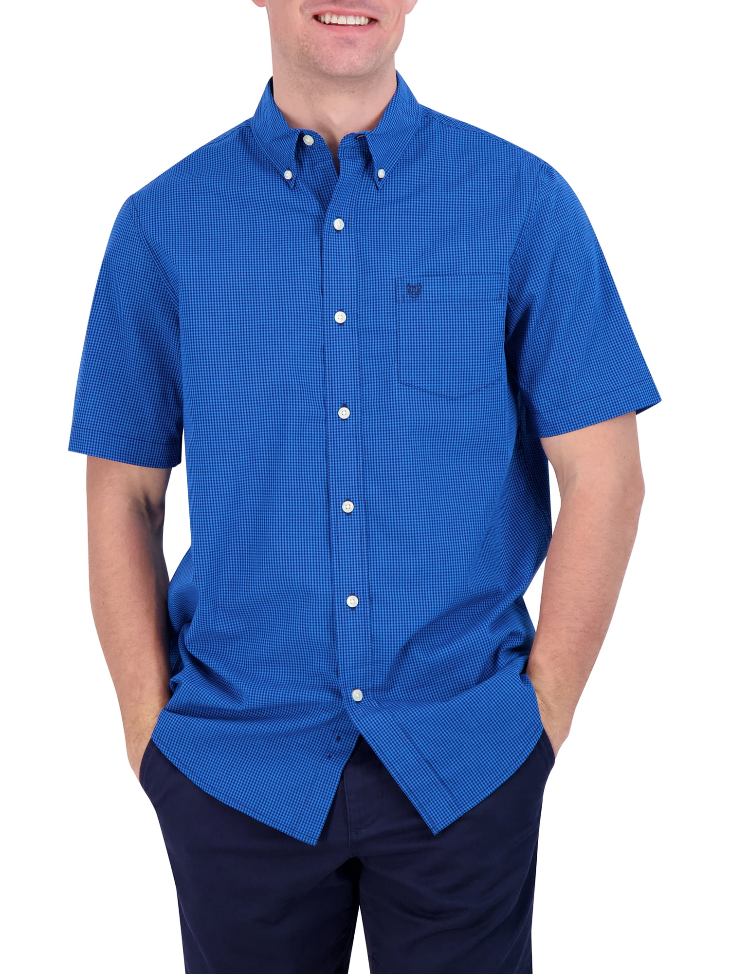Chaps Mens Short Sleeve Nautical Easy 