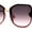 Pink Pink Smoke, variant on Womens Slick Rimless 90s Fashion Butterfly Plastic Sunglasses Beige Brown