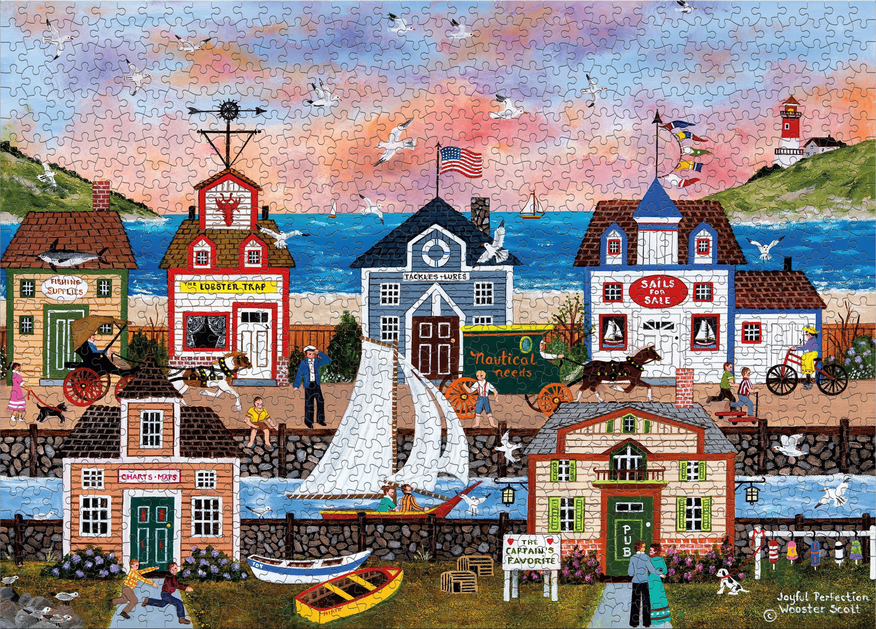 Ceaco Joyful Perfection Jane Wooster Scott 1000 Piece Interlocking Jigsaw Puzzle