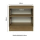thumbnail image 3 of Gabinete Bajo de Cocina Madesa Lux 80cm con Encimera MN, 3 of 5