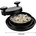 thumbnail image 2 of BAODELI Chicken crusher, a 10-inch /25-cm shredder instead of a bear claw meat crusher, with a handle and a non-slip base, suitable for beef, pork, chicken and other meat products (black)., 2 of 9