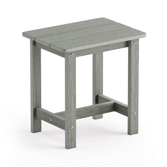 Mesa auxiliar para exteriores LUE BONA HDPS, resistente a la intemperie, gris