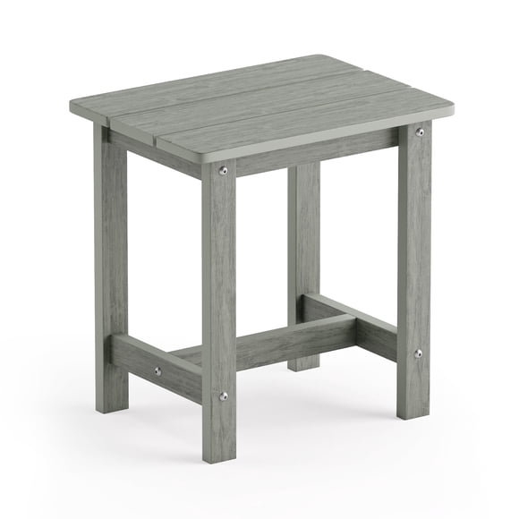 Mesa auxiliar para exteriores LUE BONA HDPS, resistente a la intemperie, gris