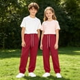 thumbnail image 6 of Timegard Girls Clothes Kids Sweatpants Boys Joggers Pants Unisex Elastic Waist Drawstring Lightweight Comfy Trouser, 6 of 9