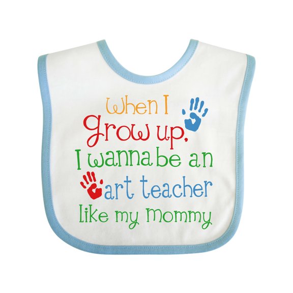 Inktastic Art Teacher Like Mommy Boys or Girls Baby Bib