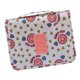 thumbnail image 1 of Bolsa de viaje de maquillaje impermeable Sunnimix Cielo Cara de sonrisa rosa, 1 of 6