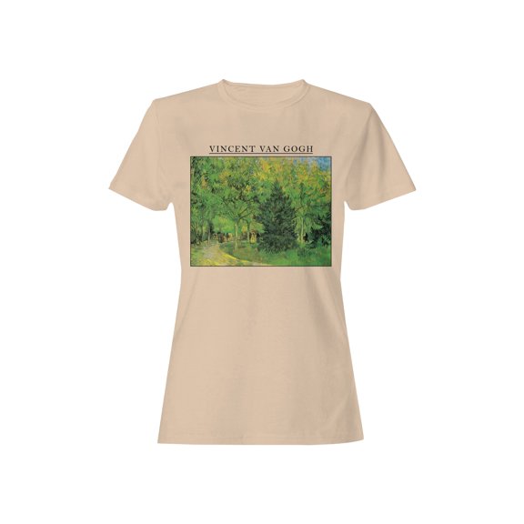Van Gogh Park Landscape Art Women's T-shirt