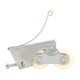 thumbnail image 4 of 2 uds polea de armario ruedas de rodillos de puerta corredera de acero inoxidable núcleo de cobre impermeable para armario muebles baño convexo, 4 of 5